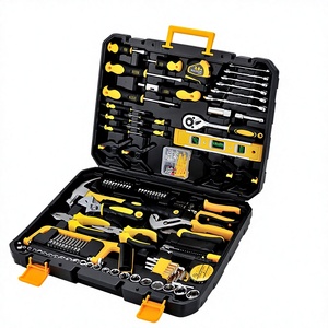 Juego de herramientas para el hogar de 100 piezas, kit de reparación multifunción para mantenimiento de hardware, carpintería y electricidad - Product Image 3