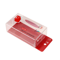 Emballage de boîte en plastique transparent PET pliable recyclable OEM d'usine