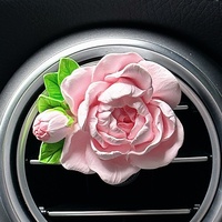Diffuseur de parfum en pierre de gypse pour grille d'aération de voiture, désodorisant et décoration intérieure pour femmes, vente en gros