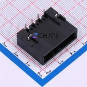 HC-5.08D-4AW-05 Wire-to-Board Pin Header Bent Lead Through Hole,P=5.08mm Connector 1x4P 5.08mm Right Angle Insert 4P - Product Image 1