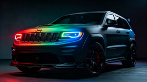 Kit carrosserie Jeep très demandé pour Grand Cherokee 2011-2023, style SRT8, capot, phares RGB, pare-chocs avant et arrière, arches latérales, <span class=keywords><strong>auto</strong></span> - Product Image 2
