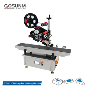 GOSUNM Automatic Portable Small Desktop Labeling Machine Cosmetic Paper / Pouch Labeling Machine