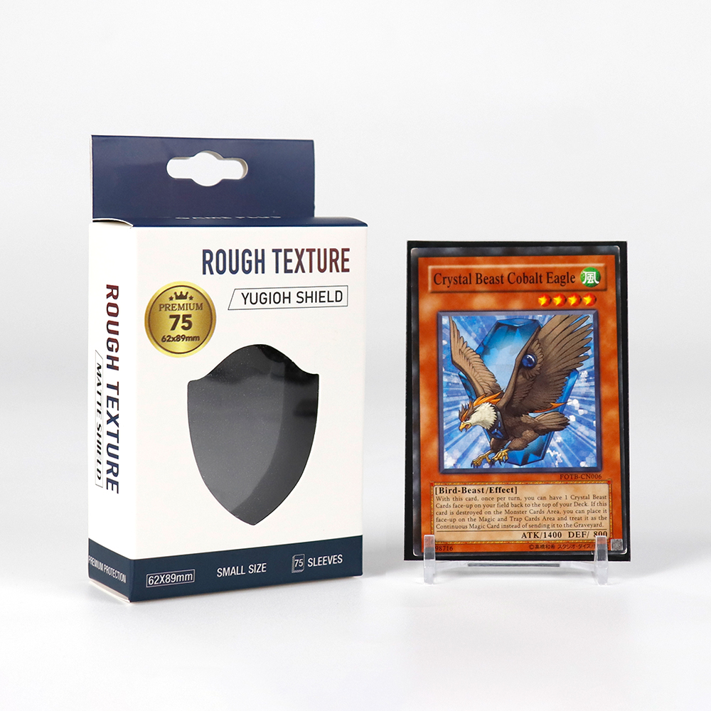 Premium Yugioh TCG Sleeves - 12 Colors, 62x89mm Matte Trading Card Protection, 75pcs/Box, Heat Sealed for Durability Premium Yugioh TCG Sleeves - 12 Colors, 62x89mm Matte Trading Card Protection, 75pcs/Box, Heat Sealed for Durability