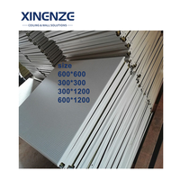 Panneau de plafond en aluminium de plafond en métal suspendu de haute qualité de 600*600mm avec la finition enduite de poudre de tuiles perforées