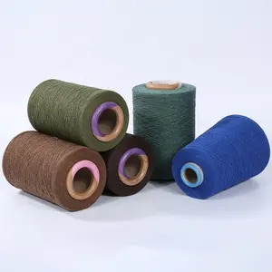 Quality Assured Recycled Cotton Polyester Blended Lace Yarn Cheap Factory Price