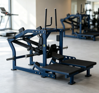 Appareil de musculation Belt Squat à charge par plaques pour squats sécurisés, étirements des jambes, fessiers et fessiers-hanches