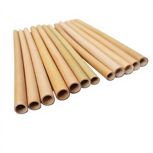 Pailles en bambou artisanales de qualité supérieure DISPONIBLES |   Pailles à boire en bambou naturel du Vietnam - Product Image 1
