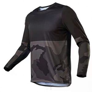 Maillot de moto pour homme à séchage rapide et respirant, manches longues, motocross <span class=keywords><strong>MX</strong></span>, vêtements de moto personnalisés, équipement de motocross - Product Image 2