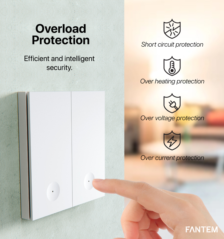 smart light switch and sockets eu