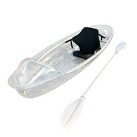 Kayak transparent individuel 6g avec siège en tissu et bouée flottante