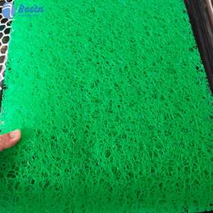 2x1m 고밀도 사용자 정의 일본 생물학적 필터 면 매트 잉어 연못 용 수족관 수영장 필터 미디어 - Product Image 4