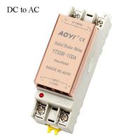 Relais statique monophasé YTSSR-10DA 10A DC-AC, entrée 3-32VDC, sortie 24-380VAC, module SSR à passage par zéro pour équipement de chauffage