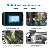 Machine de remplissage automatique à bas prix pour sucettes glacées, jus, lait et liquides, pour sachets verticaux de qualité alimentaire