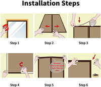 Rideau de porte magnétique de haute qualité pour hôtels facile à installer écran mains libres de conception moderne pour une meilleure accessibilité