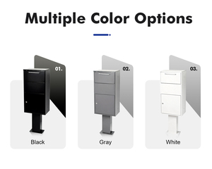 Su misura grande Free Standing in acciaio zincato pacco con serratura a chiave giardino in metallo cassetta di sicurezza con supporto da pavimento - Product Image 6