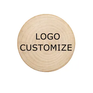 Customize Wooden Round designs Magnetic Sticker Wine Bottle Opener Fridge Magnets personalized engraved logo gifts for wedding