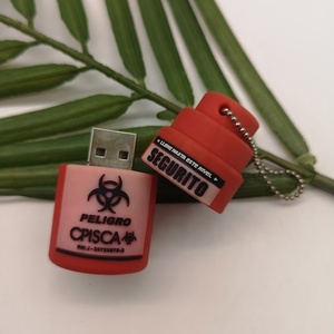 Conception de tasse à café en PVC personnalisé clé USB 16 Go 32 Go 64 Go 128 Go USB 2.0 USB3.0 dernière conception nouveau dans une boîte-cadeau - Product Image 5
