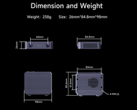 Système de perception spatiale IA entièrement intégré SLAMTEC AURORA S, 180 °   Appareil photo couleur, 120 °   Grand angle, plateforme hautement ouverte