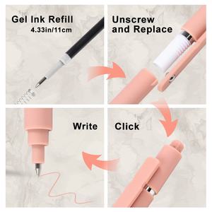 Stylo à encre <span class=keywords><strong>gel</strong></span> de qualité supérieure, pointe de 0,5 mm, écriture fluide, pour activités promotionnelles, cadeaux et fournitures de bureau - Product Image 3