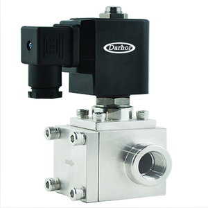 Нержавеющая сталь высокого давления газовый электромагнитный клапан 1/2 дюйма 200 бар 300 бар - Product Image 2