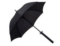 Parapluie Droit Semi-Automatique 8K 23 Pouces Blueprint Demon Slayer avec Poignée Personnalisée en Forme d'Épée de Samouraï – Parapluie de Voyage Classique Anti-Pluie