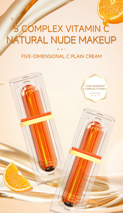 Crema Aclarante y Tonificante con <span class=keywords><strong>Cinco</strong></span> Vitaminas C, Maquillaje Aislante <span class=keywords><strong>de</strong></span> Grado OEM, Iluminadora y Nutritiva - Product Image 2