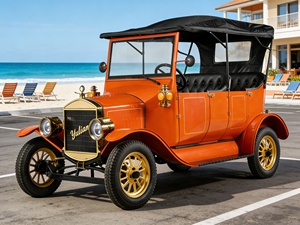 Voiture électrique classique de luxe pour les visites d'hôtes dans les manoirs, véhicule rétro de tourisme 5 places pour les événements de mariage et l'hôtellerie des manoirs - Product Image 2