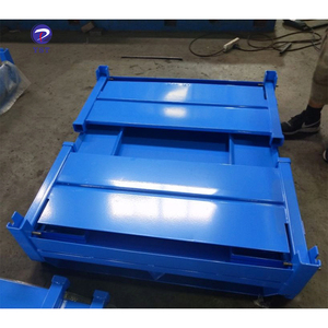 Chất lượng tốt màu xanh lưu trữ Giao thông vận tải ráp kim loại thép xe nâng hàng xếp chồng <span class=keywords><strong>container</strong></span> - Product Image 5