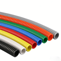 Protection des câbles, protection des fils électriques, ignifuge, nylon PA PE PVC PP, conduit en plastique ondulé