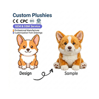 Peluche chien personnalisée de haute qualité, mignonne, avec fonction anti-stress, idéale pour les fêtes