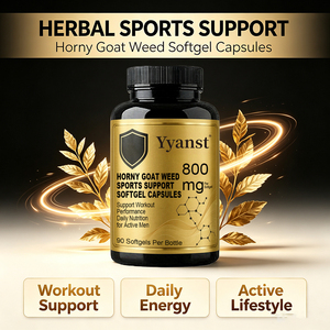 Extrait naturel de Horny Goat Weed en gélules molles 800mg 90 pièces Soutien sportif Nutrition quotidienne pour hommes actifs Complément alimentaire à base de plantes - Product Image 4