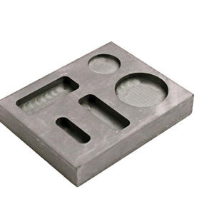 Graphite Ingot 1/4, 1/2 1 Oz. Gold <strong>Bar</strong> Combo Mold - Product Image 3