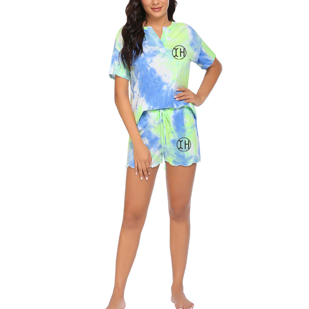 Designer Women Casual 1/4 Button Crew Neck Shirts Drawstring