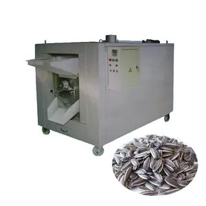 Small Electric Heating Sunflower Seeds Peanut Sesame Coffee Soya Bean Almond Roaster grain Roasting Machine