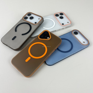 Housses magnétiques pour téléphone portable pour I Phone 17 Pro Max <span class=keywords><strong>Ipone</strong></span> 15 Pro Max Matte Skin Feel Frosted Custom Mobile case Custom Design - Product Image 4