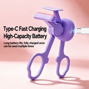 Recourbe-cils électrique rechargeable par USB, recourbe-cils chauffant, 3 réglages de température, outil de maquillage portable - Product Image 3