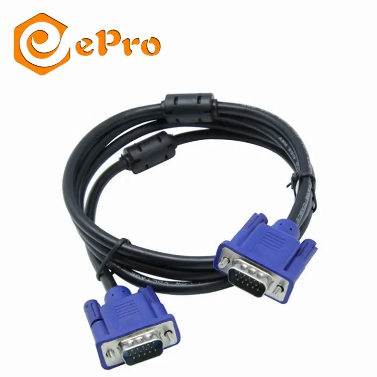 1.5m/3m/5m/10m/20m VGA Cable 15 Pin HD Male to Male VGA Extension Cable Cord Wire Line for PC Laptop Computer Monitor Projector