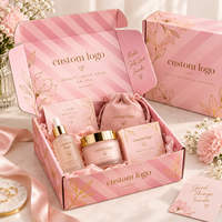 Boîte d'expédition en carton ondulé personnalisée avec logo, pliable et recyclable, pour cosmétiques, soins de la peau, bougies, vernis à ongles