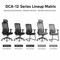 Chaise de bureau ergonomique moderne à dossier haut en maille avec support lombaire, appui-tête, repose-pieds, pivotante et réglable pour la maison/usage informatique