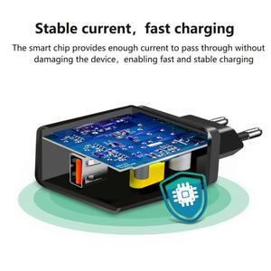 3A carga rápida para teléfono móvil 3,0 USB <span class=keywords><strong>cargador</strong></span> de pared de alimentación rápida EU UK US adaptador de enchufe para <span class=keywords><strong>Samsung</strong></span> <span class=keywords><strong>A51</strong></span> A71 IPhone 11 Xr Xiaomi Mi 10 - Product Image 5