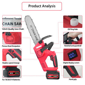 Scie à chaîne sans fil professionnelle portable haute puissance YaJin Tool 1200W - Product Image 4