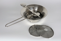Moulin alimentaire rotatif en acier inoxydable avec 3 disques de meulage pour la sauce tomate