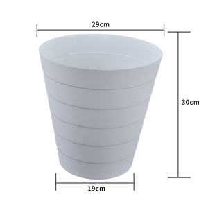 Cubos <span class=keywords><strong>de</strong></span> <span class=keywords><strong>basura</strong></span> <span class=keywords><strong>de</strong></span> rayas blancas redondos <span class=keywords><strong>de</strong></span> plástico al por mayor-para cocina, baño y oficina-Cubos <span class=keywords><strong>de</strong></span> <span class=keywords><strong>basura</strong></span> con rayas antideslizantes - Product Image 2