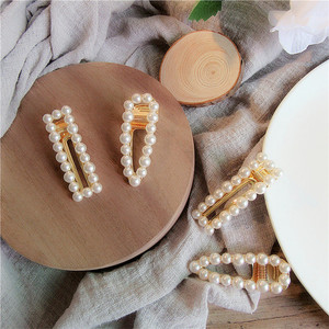 PL กิ๊บติดผมไข่มุกแท้สำหรับผู้หญิ<span class=keywords><strong>ง</strong></span>เครื่อ<span class=keywords><strong>ง</strong></span>ประดับผมแฟชั่น<span class=keywords><strong>โช</strong></span>ว์ปาร์ตี้ตามสั่ง - Product Image 1