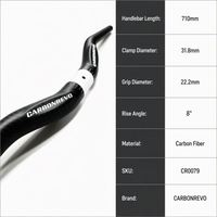Guidon de trottinette électrique Carbonrevo réglable en hauteur pour une conduite quotidienne, ajustement parfait, robustesse supérieure