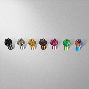 สกรูหัวกลมสีแดง Cvt Studs ขนาด M8 สกรู M5 M10 พิน M6 สีทอง Nmax ไทเทเนียมเคลือบไทเทเนียม M8X8 สกรูไทเทเนียม <span class=keywords><strong>Salaya</strong></span> Bolt Gr5 - Product Image 4