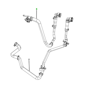 Manguera de Suministro de Calefacción 68280784AB para Jeep Wrangler 2018-2024 2.0T 68280784 - Product Image 2