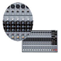 Console de mixage numérique Audio professionnel mélangeur 16 canaux pour système de sonorisation