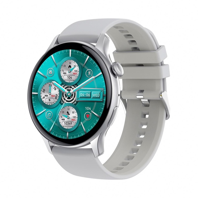 AMOLED HK85 Smart Watch 1.43" Round Shape HD Screen Breath Training Health Monitoring Smart Watch with Always on Display Feature