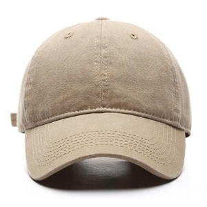 Minimalist Cotton 6-Panel Baseball Cap Custom Logo Breathable Unisex Adjustable <b>Hat</b> for Daily Training - Product Image 2